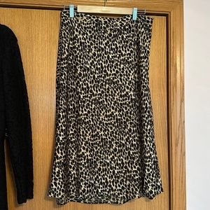 Leopard skirt